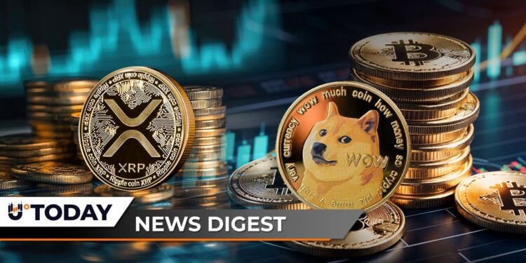 Saylor’s Strategy Buys More Bitcoin; 470 Million XRP Sent to Binance; Dogecoin ETFs Face Zero Inflows — U.Today Crypto Digest
