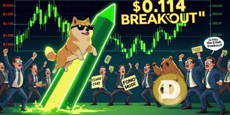 Dogecoin (DOGE) Price Prediction: Dogecoin Rebounds With Rising Volume as Traders Watch Key $0.11 Breakout Level