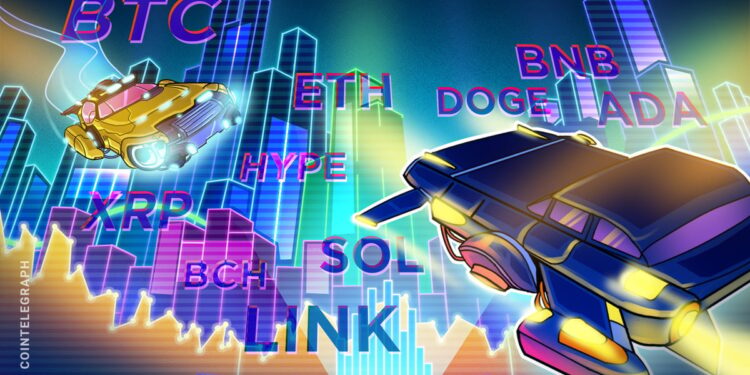 Price Predictions for BTC, ETH, BNB, XRP, SOL, DOGE, HYPE, ADA, BCH, LINK