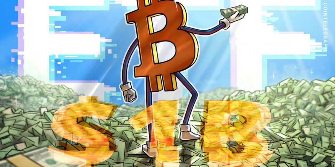 Spot Bitcoin ETFs Attract $1B in Weekly Inflows as Risk Appetite Returns