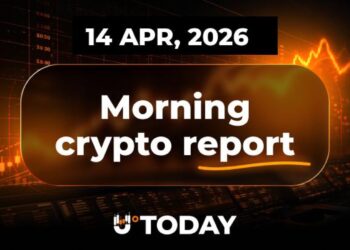 XRP Still Missing Final Institutional Piece, Says Evernorth CEO; Dogecoin (DOGE) Faces Extreme Price Squeeze Ahead of 4/20; Do Not Chase Bitcoin Rally Above $77,700, Bollinger Bands Signal: Morning Crypto Report