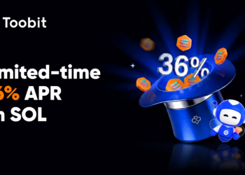 Toobit Adds 36% APR on Solana (SOL) to High-Yield Earn Series