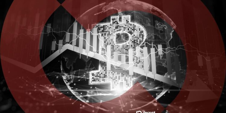 Bitcoin Dives Below $75K for First Time in a Month as Crypto Liquidations Near $1 Billion
