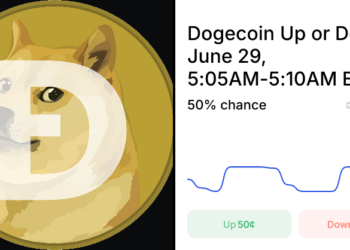 DOGE Up or Down 5m Predictions & Odds 2026