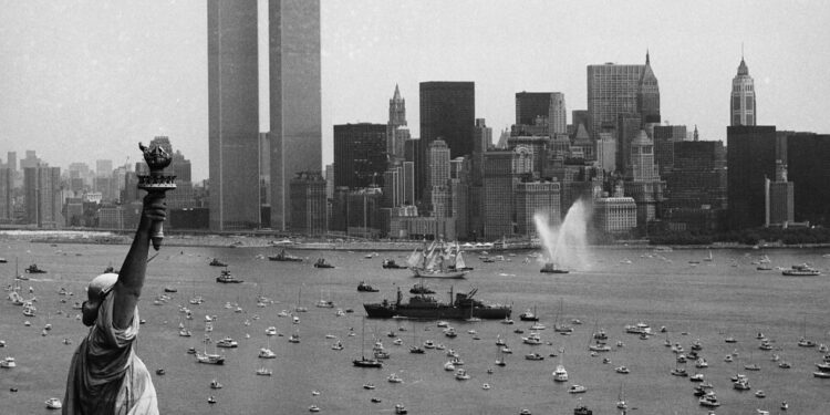 The bicentennial brought fireworks, a Freedom Train and Farrah