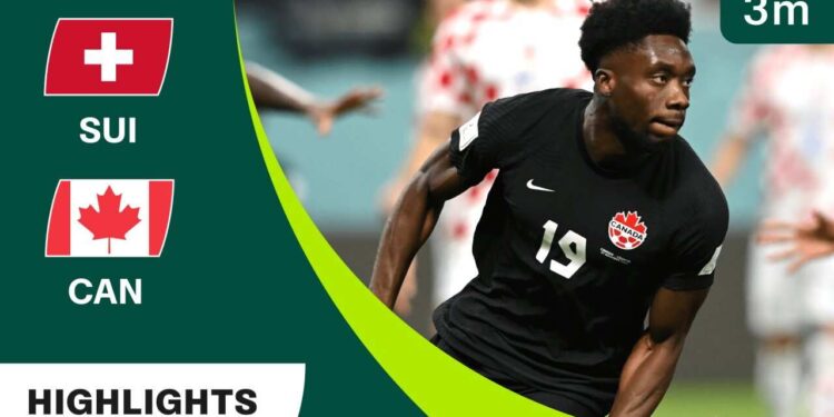FIFA World Cup 2026: Highlights: Switzerland v Canada: Group B