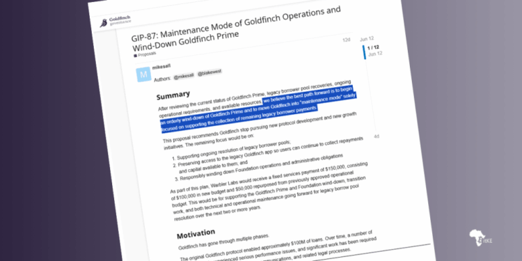 CASE STUDY | The GoldFinch Wind-Down and The Hard Reality of DeFi Credit in Emerging Markets – BitKE