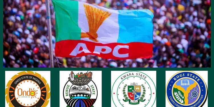 APC rejigs candidates’ lists in Ondo, Benue, Kwara, Kogi