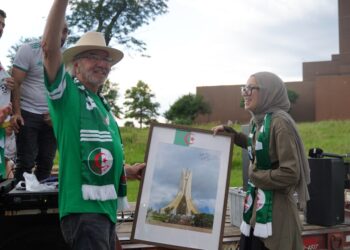 Lawrence artists draw inspiration from World Cup and city’s new friendship with Team Algeria | KCUR