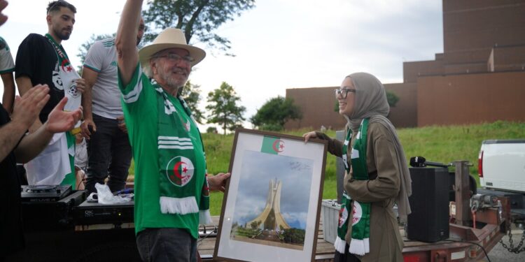 Lawrence artists draw inspiration from World Cup and city’s new friendship with Team Algeria | KCUR