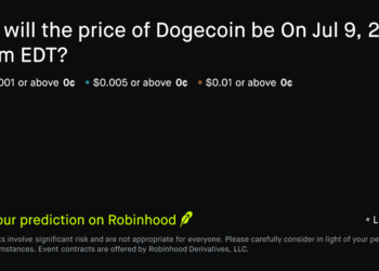 Dogecoin price on Jul 9, 2026 at 2pm EDT Crypto Prediction Market – Robinhood