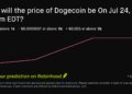 Dogecoin price on Jul 24, 2026 at 9pm EDT Crypto Prediction Market – Robinhood