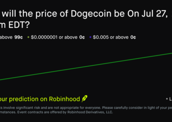 Dogecoin price on Jul 27, 2026 at 7pm EDT Crypto Prediction Market – Robinhood