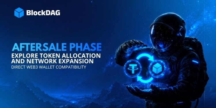 BlockDAG Initiates Token Sale at $0.0000077 as TRON Holds and Shiba Inu Tests Support