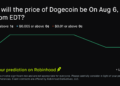 Dogecoin price on Aug 6, 2026 at 10pm EDT Crypto Prediction Market – Robinhood