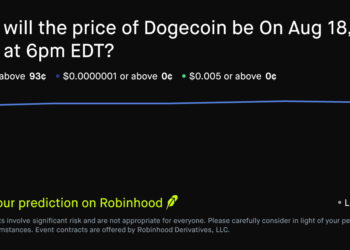 Dogecoin price on Aug 18, 2026 at 6pm EDT Crypto Prediction Market – Robinhood