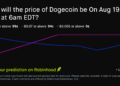 Dogecoin price on Aug 19, 2026 at 6am EDT Prediction Market – Robinhood