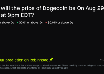 Dogecoin price on Aug 29, 2026 at 9pm EDT Crypto Prediction Market – Robinhood