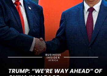 “America remains the undisputed leader, not only in Bitcoin and crypto, but also technologies like prediction markets,” President Donald Trump said, as he touted US dominance across emerging technologies. Trump also declared that “artificial intelligence, we’re way ahead of number 2. Number 2 is China,” positioning AI as another area where he believes the US holds a decisive lead. His comments come as Washington and Beijing continue to compete for technological and economic influence, with AI increasingly at the center of that rivalry. —
This video is credited to @foxnews
