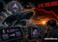 Ethereum whale offloads 8,329 ETH after $19.7 million loss