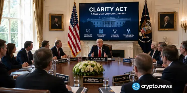 Trump calls for ‘fair’ CLARITY Act at White House event