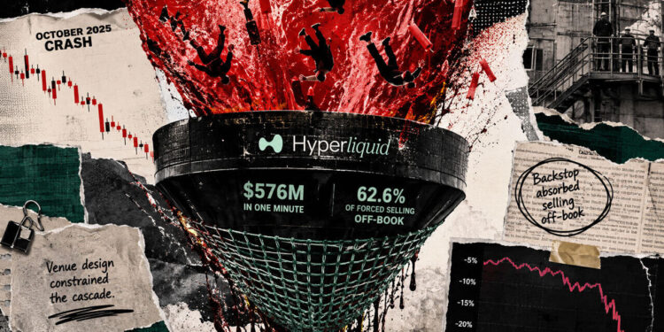 Hyperliquid backstop absorbed $576 million in one minute