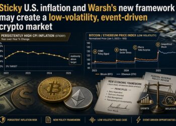 Sticky U.S. Inflation and Warsh’s New Framework May Create a Low-Volatility, Event-Driven Crypto Market
