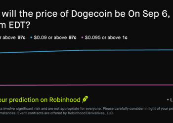 Dogecoin price on Sep 6, 2026 at 2am EDT Crypto Prediction Market – Robinhood