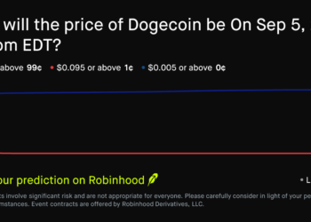 Dogecoin price on Sep 5, 2026 at 11pm EDT Crypto Prediction Market – Robinhood