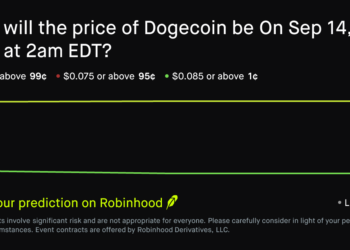 Dogecoin price on Sep 14, 2026 at 2am EDT Crypto Prediction Market – Robinhood