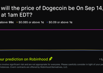 Dogecoin price on Sep 14, 2026 at 1am EDT Crypto Prediction Market – Robinhood