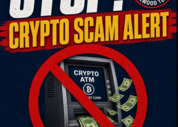 Police warn residents about cryptocurrency scam at a Brazoria County gas station