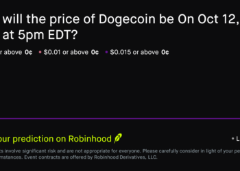 Dogecoin price on Oct 12, 2026 at 5pm EDT Crypto Prediction Market – Robinhood
