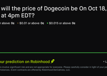 Dogecoin price on Oct 18, 2026 at 4pm EDT Crypto Prediction Market – Robinhood