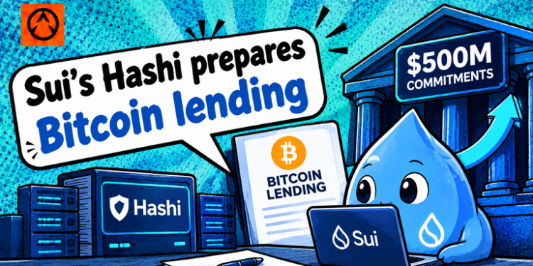 Sui’s Hashi prepares Bitcoin lending launch with $500M committed